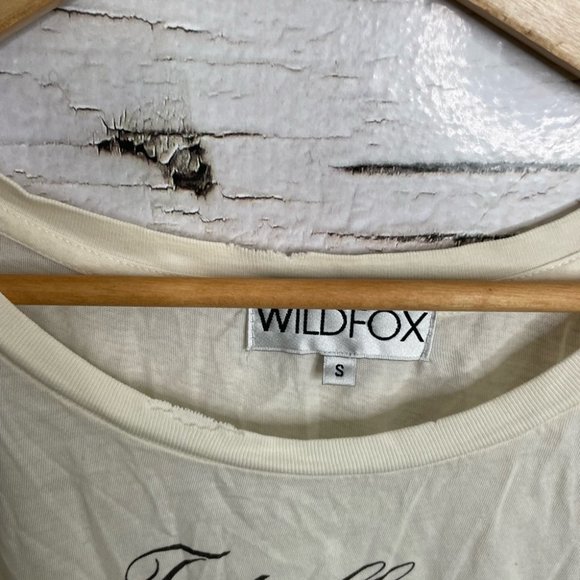 WILDFOX Totally Lost T-Shirt = You Find Your SELF Graphic Statement Tee Boho Top - Picture 4 of 10